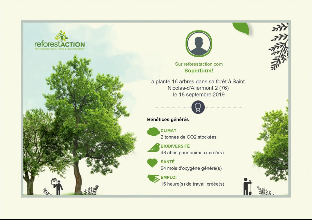 Certificat ReforestAction